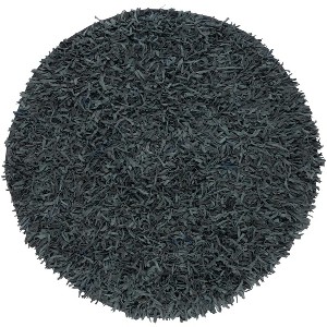 Leather Shag LSG511 Handwoven Rugs - Safavieh - 1 of 3
