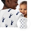 Sweet Jojo Designs Boy Newborn Baby Layette Gift Set Stag Blue and White 8pc - 4 of 4