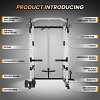 Power Cage 2000LBS, Multi-Functional Squat Rack with Cable Cross-Over System & LAT Pull Down, 5-in-1 Home Gym Strength Trainer - 3 of 4