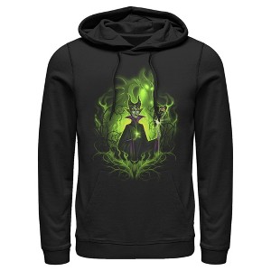 Men's Sleeping Beauty Dark Detailed Maleficent Pull Over Hoodie - 1 of 3