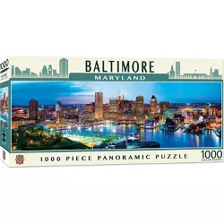 MasterPieces Inc Downtown Baltimore Maryland 1000 Piece Panoramic Jigsaw Puzzle