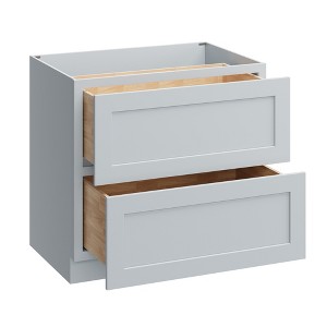 CASAINC 36 in. W x 34.5 in. H x 24 in. D 2-Drawer Base Kitchen Cabinet – Soft-Close, Plywood Frame - Ready to Assemble - 1 of 4
