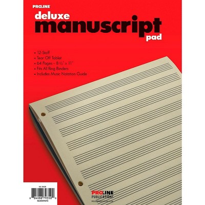 Proline Manuscript Paper Deluxe Pad