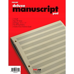 Proline Manuscript Paper Deluxe Pad - 1 of 1