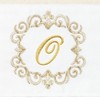 Linum Home Textiles 100% Turkish Cotton MONICA Gold Thread 2PC Embellished Hand Towel Set - 3 of 3