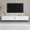 ORRD TV Stand for 65+ Inch TVs Modern Entertainment Center with Storage Living Room Media Console - 2 of 4