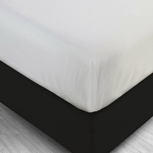 Shopbedding - Fitted Plastic Mattress Protector, Waterproof Vinyl Mattress Cover, Heavy Duty Breathable Bed Wetting and Spill Proof - 1 of 4