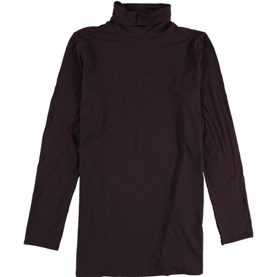 Eileen Fisher Womens Scrunch Neck Tunic Sweater
