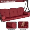 EROMMY 3 Seat Outdoor Porch Swing Chair - 4 of 4