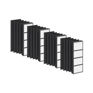 Nispira True HEPA + Activated Carbon Replacement Filters Compatible with Air Purifier Finn Part RFT9908. 4 Sets - 1 of 4