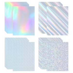 Unique Bargains Scrapbook Poster Craft Reflective Metallic Mirror Board Sheets 40 Pcs - 1 of 4