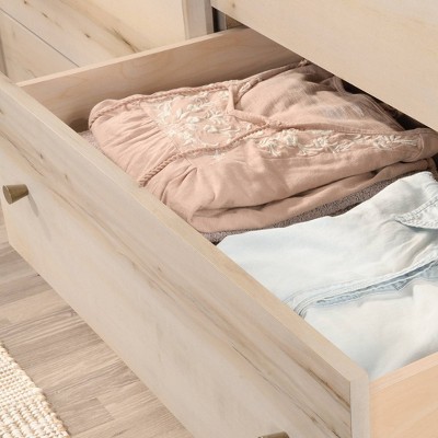 Sauder Willow Place 6 Drawer Dresser Pacific Maple: MDF Frame, Paper Veneer Surface, Adult Assembly Required