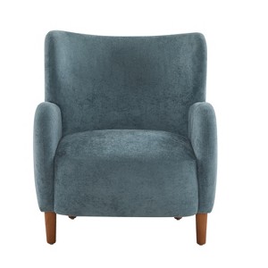 Christopher Knight Home Raven Indoor Wingback Velvet Upholstered Accent Chairs - 1 of 4