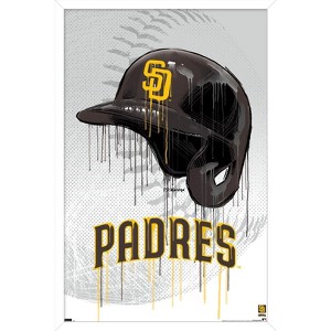 Trends International MLB San Diego Padres - Drip Helmet 22 Framed Wall Poster Prints - 1 of 4