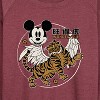 Women's - Disney - Mickey Wonderful Lightweight French Terry Wide Neck Long Sleeve Shirt - 2 of 4