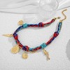 Gold Sea Shell Charms Necklace for Women with Trendy Hand Braided Rope Seashell Conch Necklace Summer Beach Necklaces Fashion Starfish Necklaces - 4 of 4