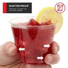 Stock Your Home 9-oz Gold & Clear Glitter Plastic Cups (50 Pack) - 2 of 3
