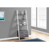TOAOTBNBO 4-Tier Ladder Bookshelves with 2 Storage Drawers, Standing Bookcase with Metal Handles Tall Open Book Shelf for Small Homes - 2 of 4