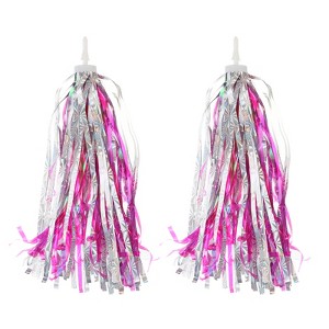 Unique Bargains Colorful Decoration Bike Accessories Handlebar Streamers 2 Pcs - 1 of 4