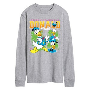 Men's - Disney - Donald Duck Feisty And Fabulous Long Sleeve Graphic T-Shirt - 1 of 3