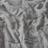 Double-Sided Cooling Comforter, Lightweight & Breathable, Machine Washable, Thin Summer Quilt, 86"x79", Dark Gray - 4 of 4