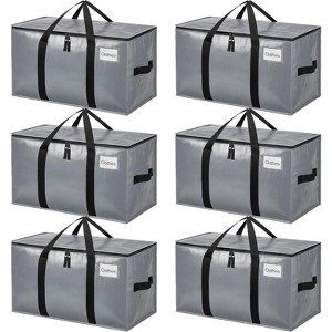 Heavy Duty Moving Bags Strong Handle, Extra Large Moving Boxes, Storage Tote Clothes, College Moving Supplies - 1 of 4