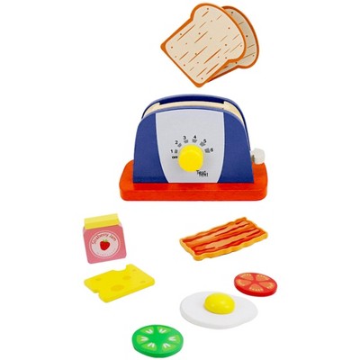 Leo & Friends Wooden Pop Up Toaster Set