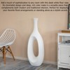 Uniquewise Frosted Fiberglass Tall Floor Vase - Decorative Vase for Modern Home Decor, Perfect for Living Room, Home Office - 4 of 4