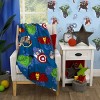 NoJo Marvel Avengers Fight the Foes Blue, Red, Green Hulk, Iron Man, Thor, Captain America Super Soft Toddler Blanket - 3 of 4
