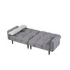 NicBex Convertible Sleeper Chair,Modern Linen  Sofa Bed with Wooden Legs and 2 Pillows,Couches with Adjustable Back  for Living Room - 3 of 4