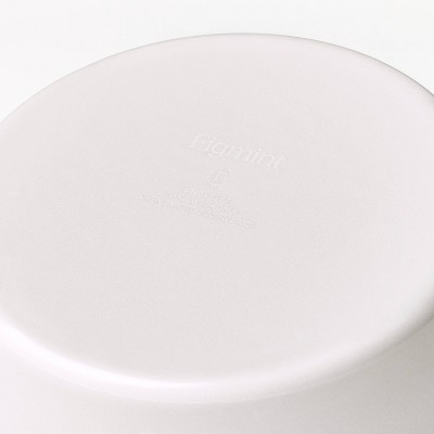 6 Enameled Cast Iron Skillet Light Gray - Figmint™: Even-Heating, Oven-Safe, Hand Wash, Non-Induction Compatible