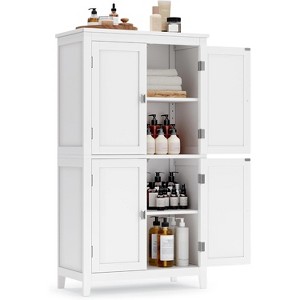 Dcolora Bathroom Floor Storage Cabinet, Bathroom Storage Unit, Freestanding Cabinet - 1 of 4