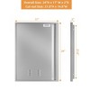 Whizmax 24" H x 17" W Stainless Steel Outdoor Kitchen Door with Recessed Handle 304 Stainless Steel Single Access Door for BBQ Island - 4 of 4
