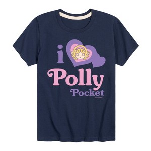 Boys' - Polly Pocket - I Love Polly Pocket Short Sleeve Graphic T-Shirt - 1 of 3