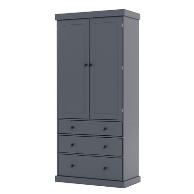 Garvee 77’’ Kitchen Pantry Cabinet, Freestanding Storage Cabinet with Drawers & Adjustable Shelves, Kitchen Buffet Cupboard for Dining Room Laundry Grey — фото 7