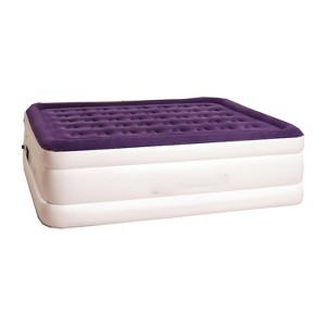 Itopfox Twin Air Mattress with Built-in Pump, Quick Self-Inflation, Comfortable Flocked Top for Home, Camping, and Travel, Supports Up to 550 lbs - 1 of 4