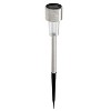 Nature Spring Solar Path Lights With Rechargeable Batteries - 12.2", Set of 12, Silver - 2 of 4
