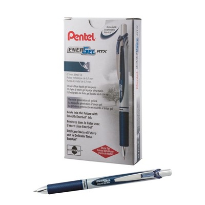 Pentel® GlideWrite Ballpoint Pen with TechniFlo Ink, (1.0mm) Medium Line, Red, 1 Dozen