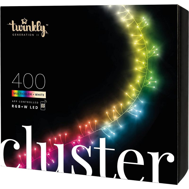 Twinkly Cluster App-Controlled LED Christmas Lights Indoor and Outdoor Smart Lighting Decoration, 1 of 10