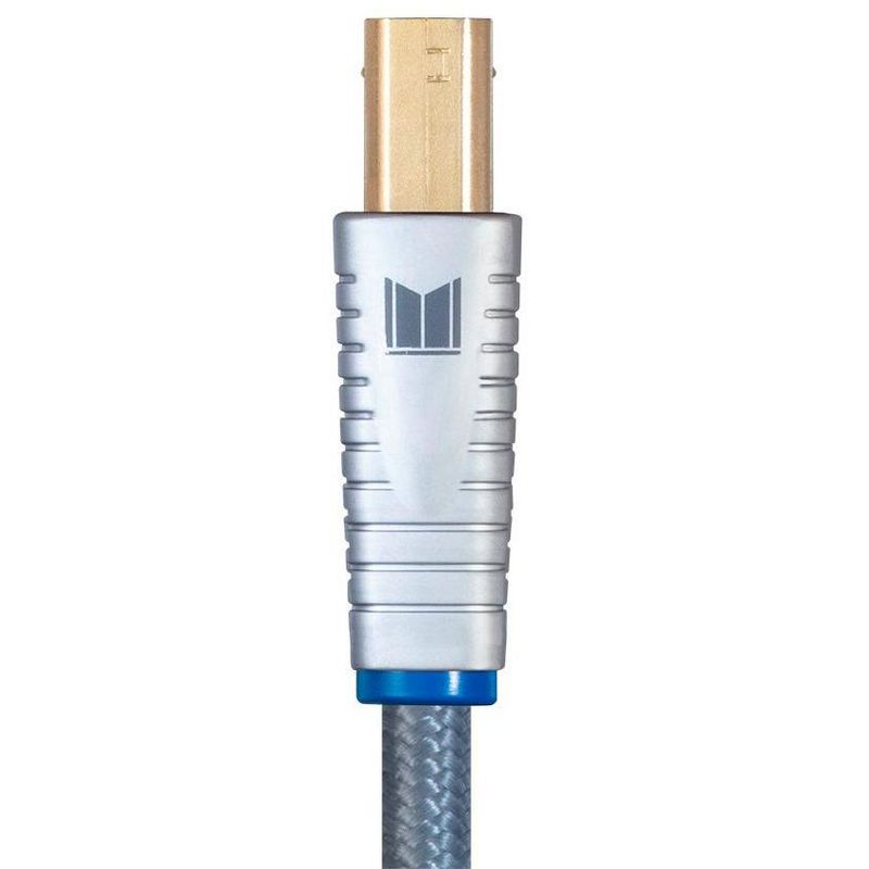Monolith USB Digital Audio Cable - USB A to USB B - 2 Meter, 22AWG, Oxygen-Free Copper, Gold-Plated Connectors, 5 of 7
