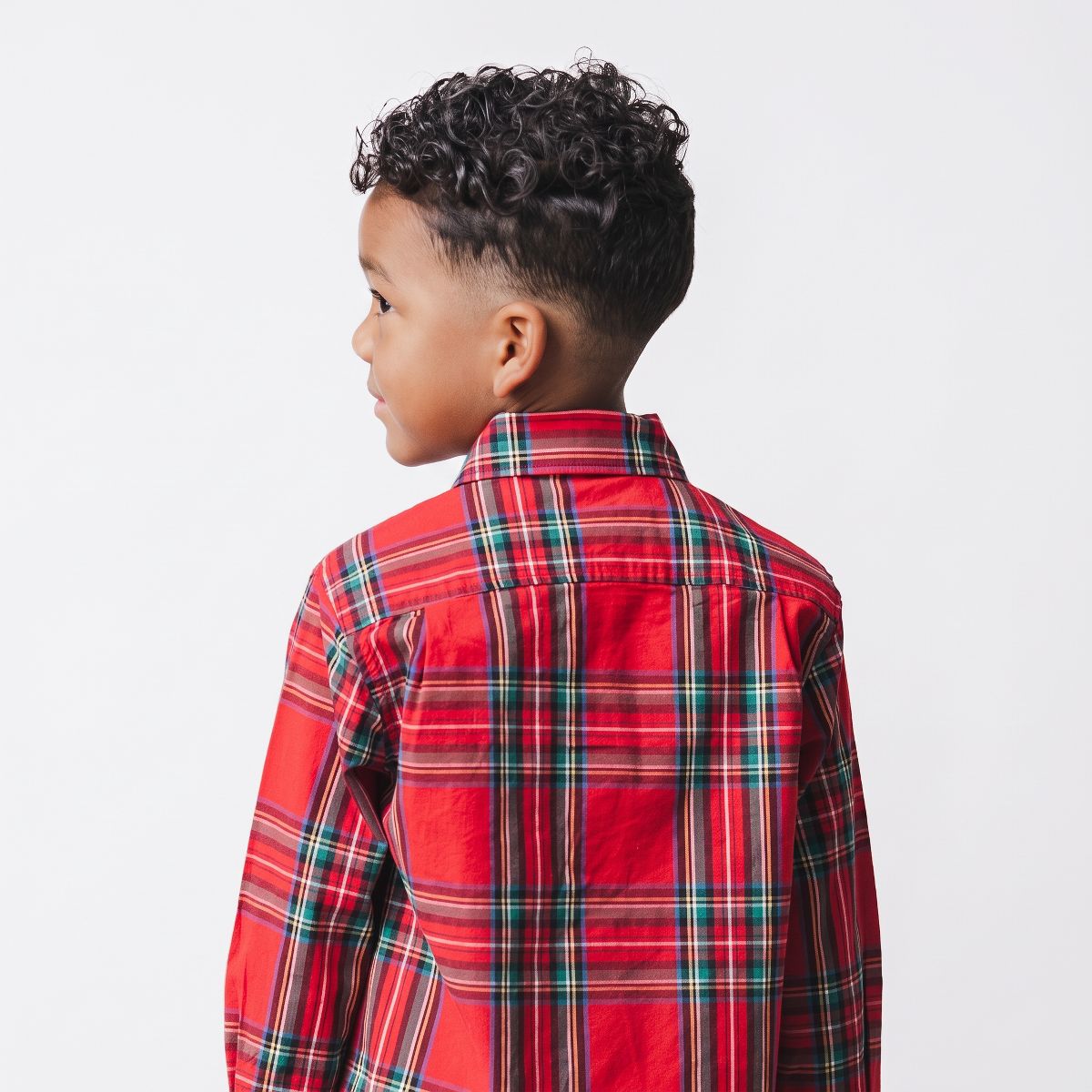Hope & Henry Boys' Organic Stretch Poplin Long Sleeve Button-Down Shirt - thumbnail 4