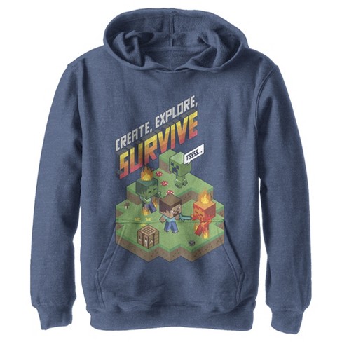 Minecraft hotsell sweatshirt target