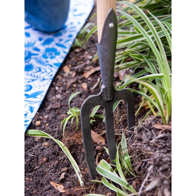 Gardener’s Lifetime Perennial Fork with Short T-Handle, 3 of 5