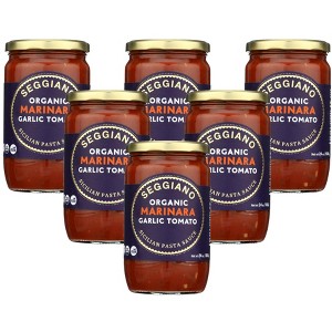 Seggiano Organic Marinara Garlic Tomato Sauce - Case of 6/24 oz - 1 of 4