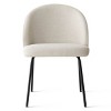 Linen Dining Chair Set Of 2 Modern Design,Upholstered Dining Chair With Back For Kitchen Or Dining Room-Tanpinhause - 4 of 4