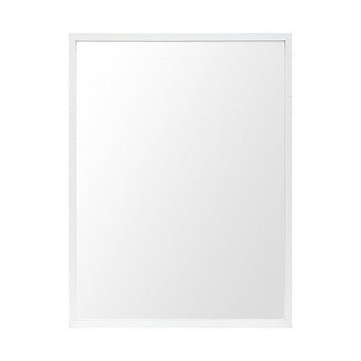 HomeRoots 42" White Framed Bathroom Vanity Mirror