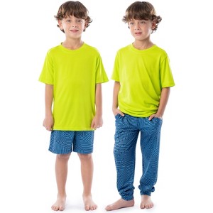 Fruit of the Loom Boys Loose Fit 3-Piece Pajama Set - 1 of 4