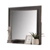Royal Hampton Dresser Mirror, Rustic Brown and Charcoal Gray Wood Frame, 36 Inch - 3 of 4