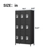 Metal Office Storage Cabinet, 9 Doors, Metal Storage Cabinet for Office and Industrial Use, Employee Organization Solution - 2 of 4