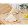 Unique Bargains Cocktail Dinner Wedding Restaurant Party Napkins 19 x 19 Inches 6 Pcs - 2 of 4